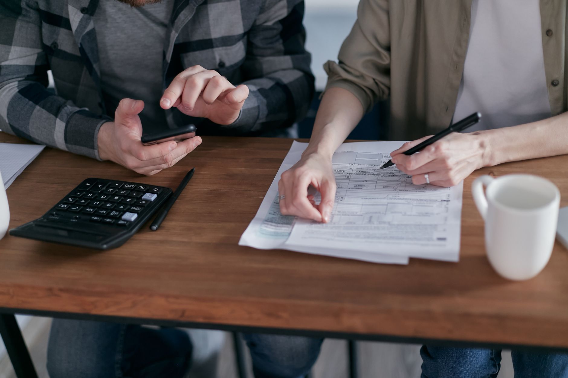 Person using organized tax system